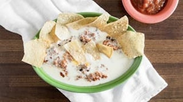 Chorizo Dip & Chips.