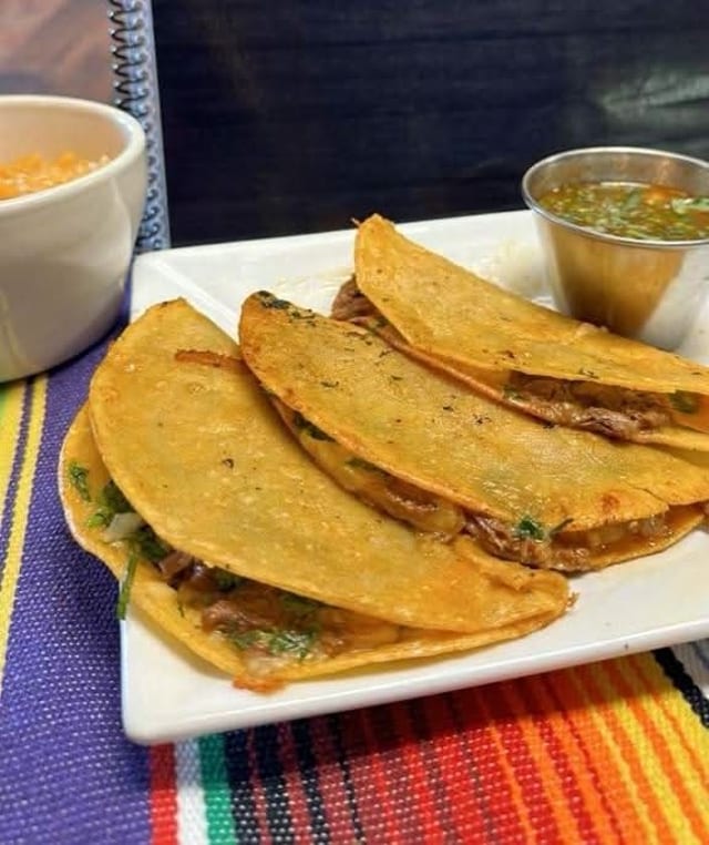 Lunch Quesabirria Tacos.